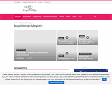 Tablet Screenshot of nageldesign-magazin.com